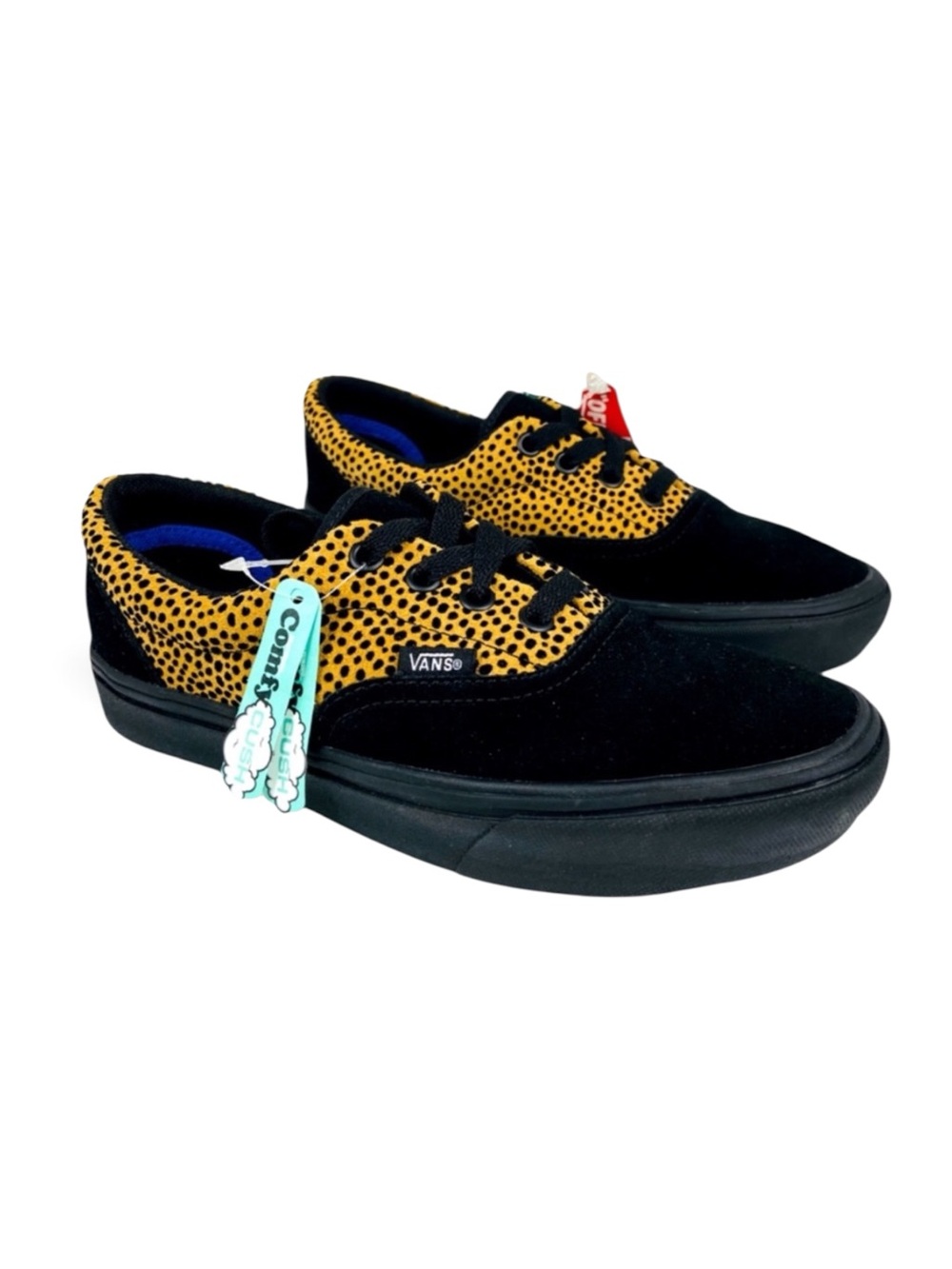 Vans Comfy Cush Era Tiny Cheetah Sneakers Black